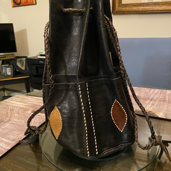 African Soft Genuine Leather Satchel Tote Hobo Women Handbag - Picture 3 of 4